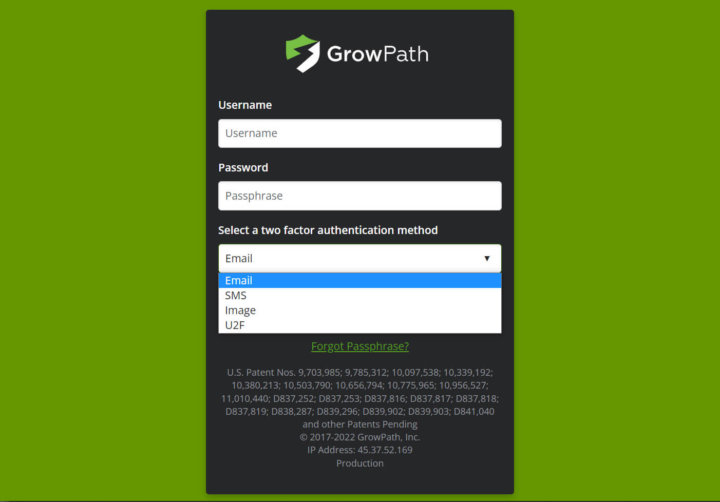 GrowPath Feature- Security