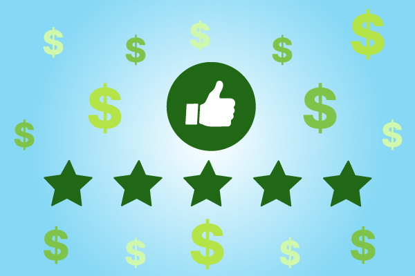 Law firm gets positive reviews surrounded by dollar signs